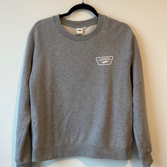 Vans Sweaters - Vans Grey Crewneck Sweatshirt Small